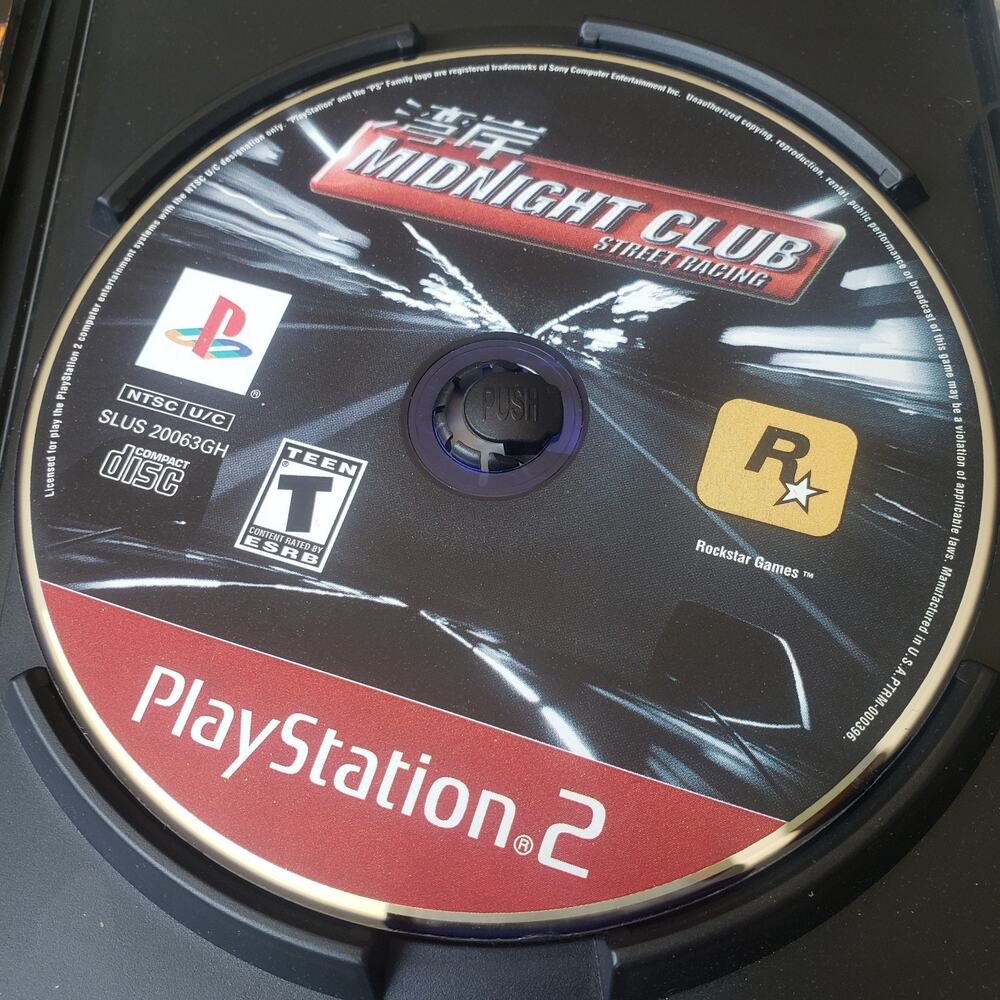 Midnight Club Street Racing PS2 w/ Manual. Very Good - Picture 5 of 6